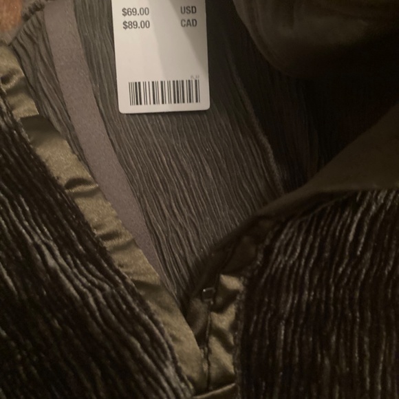 Out From Under Luna Velvet Corset Bodysuit S Carbon Gray - Picture 4 of 5